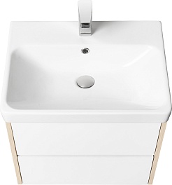 Акватон Тумба с раковиной Сканди 70 дуб верона, белая – фотография-2